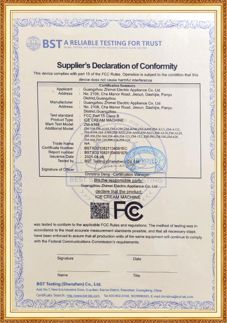 Certificate Of Honor