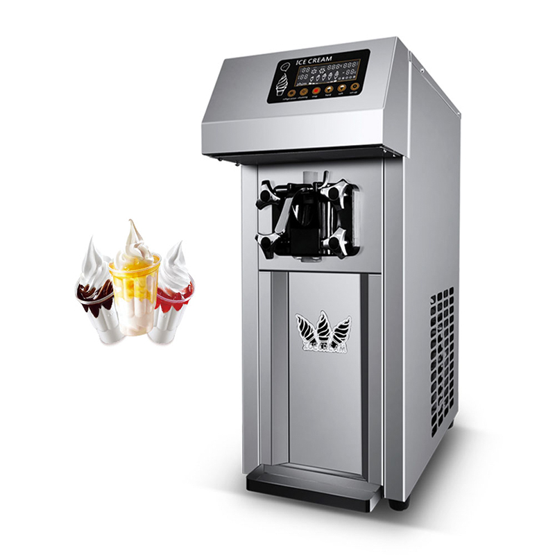 How does the mini single head table soft ice cream machine use technology to reshape the cool summer experience?