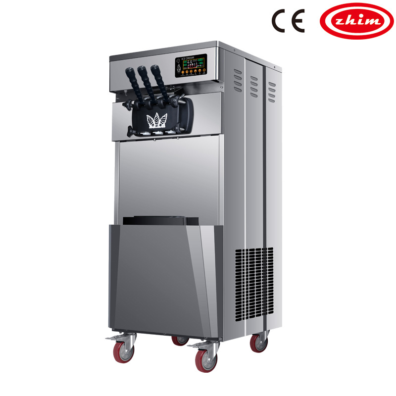 Double Compressor No-Cleaning Vertical Soft Ice Cream Machine With Pre-Cooling ZHIM SC128