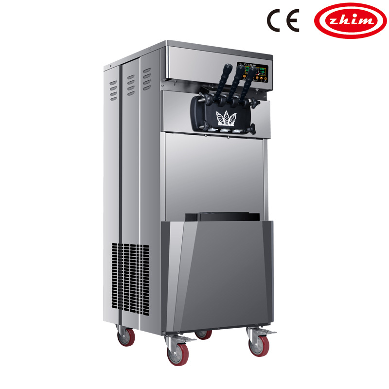 Double Compressor No-Cleaning Vertical Soft Ice Cream Machine With Pre-Cooling ZHIM SC128