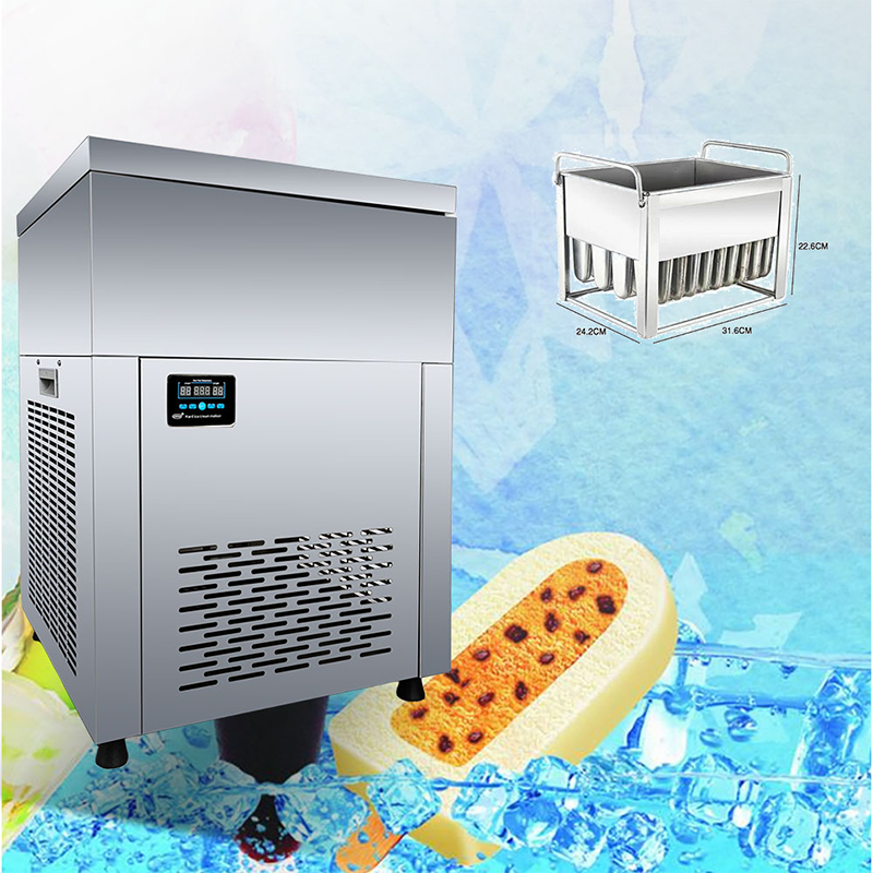 How does the commercial ice popsicle machine ensure consistent performance from dessert shops to large commercial kitchens?