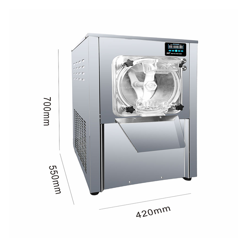 How does double-scraper dynamic freezing technology improve the smoothness and speed of Italian gelato?